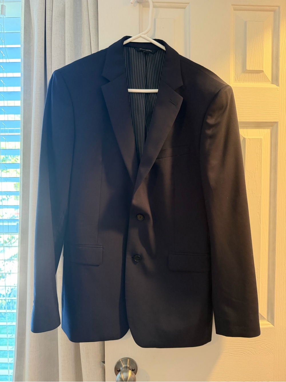 Men's Classic Navy Blazer - Banana Republic